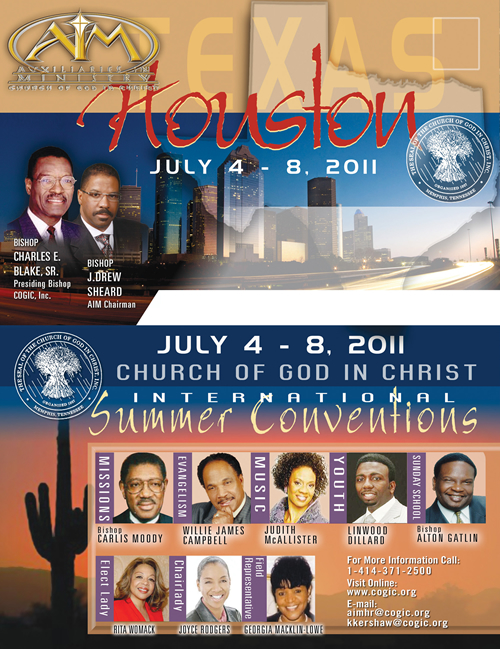 COGIC Readies for Annual AIM Convention July 48 in Houston, Texas