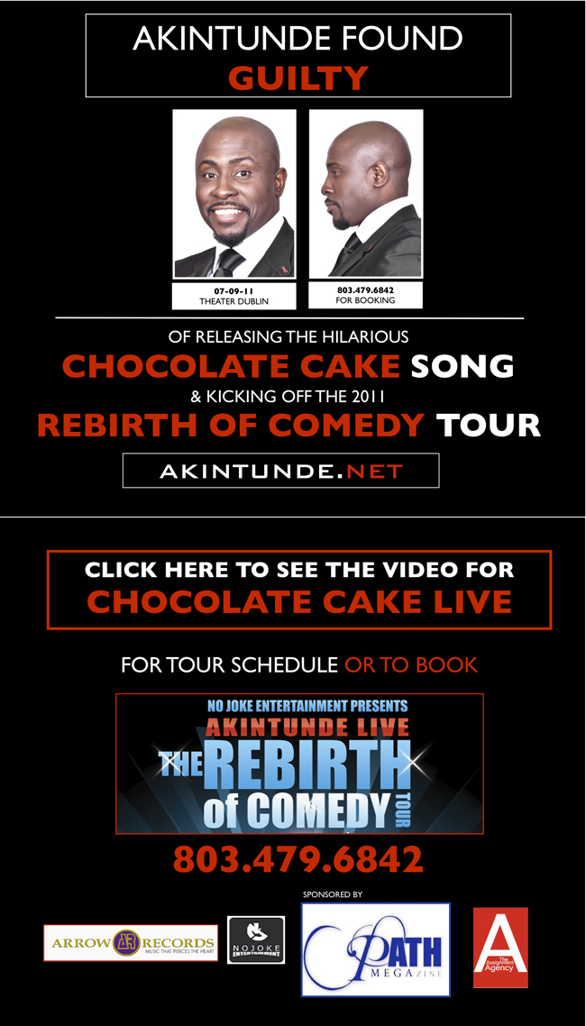 COMEDIAN AKINTUNDE FOUND GUILTY