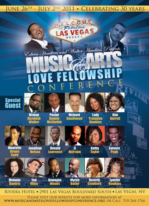 Bishop Walter Hawkins Presents Music &#038; Love Fellowship Conference June 26 &#8211; July 2nd