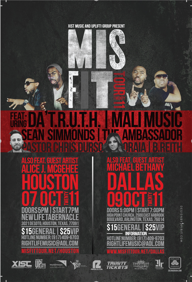 MISFIT TOUR Hits Houston &#038; Dallas | October 7th &#038; 9th &#8211; Get Tickets Now!