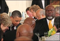 Obama Reflects on Death and Resurrection of Jesus: Bishop T.D. Jakes in Attendance