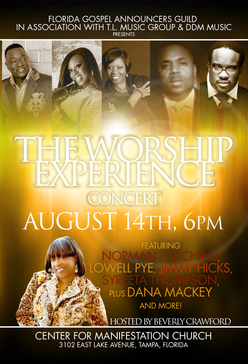 GMWA KICK-OFF EVENT: The Florida Gospel Announcers Guild Presents &#8220;The Worship Experience Concert&#8221;
