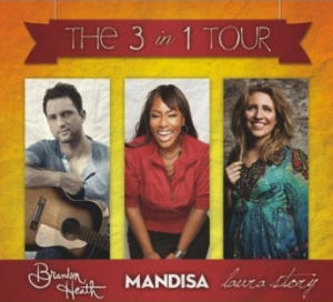 &#8220;The 3 in 1 Tour&#8221; Partners with Food For the Hungry To Bring Together Mandisa, Laura Story and Brandon Heath