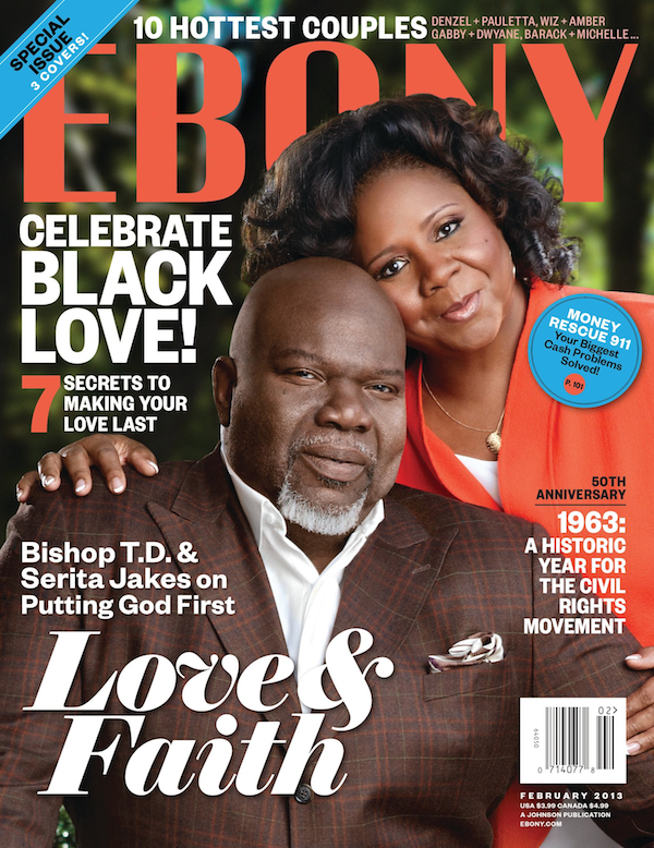 Bishop TD Jakes and Serita Jakes Talk Love and Faith on Cover of EBONY