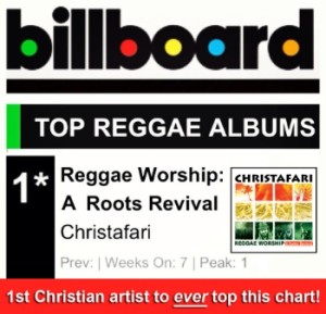 Christafari&#8217;s &#8216;Reggae Worship&#8217; Jumps to #1 on Billboard Reggae Albums Chart