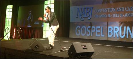 Deitrick Haddon and Latice Crawford Perform at NABJ Gospel Brunch in Orlando, Florida