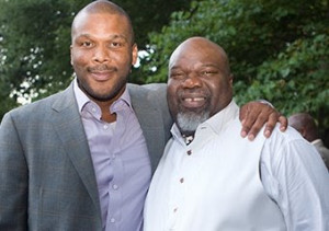 Tyler Perry Lays Hands on TD Jakes and Donates 1 Million Dollars
