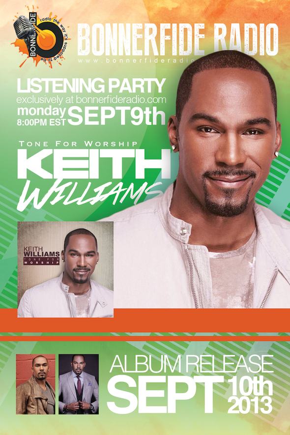 Keith Williams Hosts Online Listening Party for New CD Today! &#8211; Kicks Off 18-City Tour