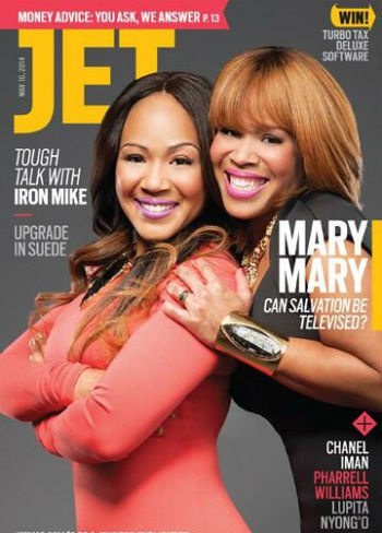 Mary Mary Covers February Issue of Jet Magazine