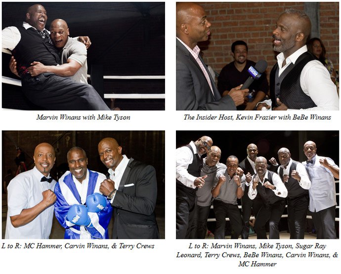 THE WINANS BROTHERS FILM NEW MUSIC VIDEO WITH CELEBRITY CAMEOS FROM MIKE TYSON, SUGAR RAY LEONARD, TERRY CREWS AND MC HAMMER