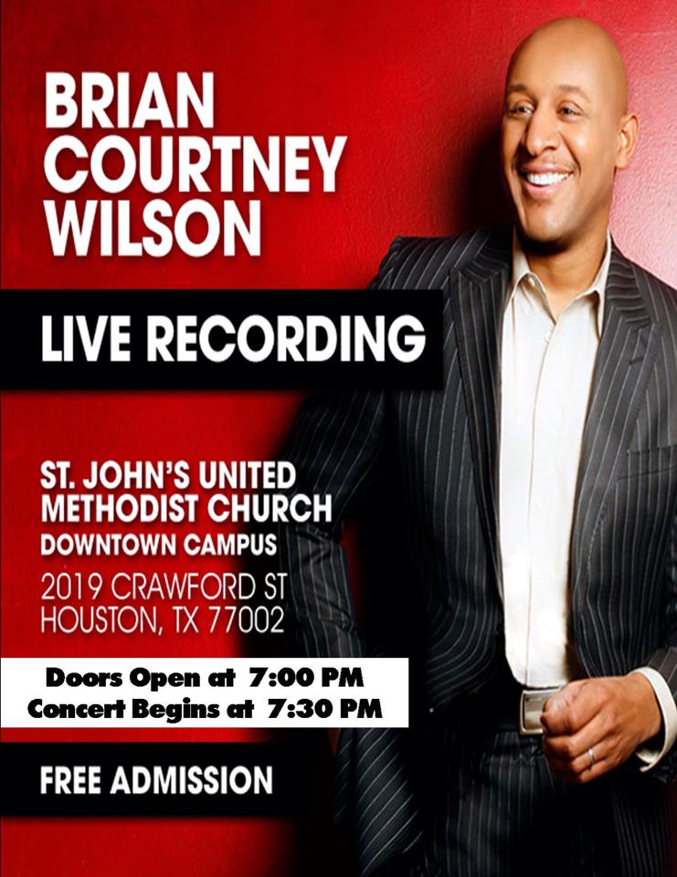 Brian Courtney Wilson Prepares for First LIVE Recording July 25th in Houston