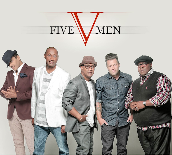 Music Veterans Release First Press Photo for SuperGroup &#8216;Five Men&#8217; &#8211; The Williams Brothers, Wess Morgan, Shawn McLemore, Christopher Williams Join Forces
