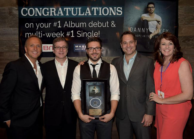 Danny Gokey Celebrates No. 1 Single and CD &#8220;Hope In Front of Me&#8221; At Post-Dove Awards Bash