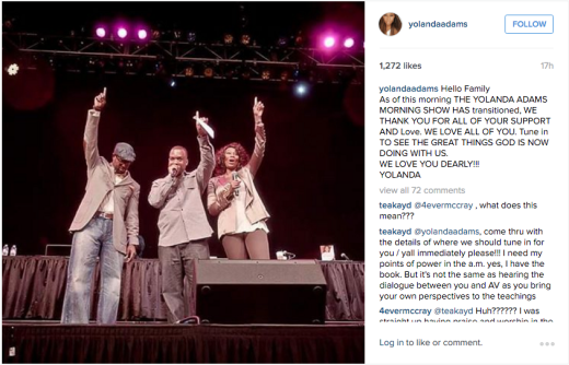 Yolanda Adams Morning Show CANCELLED After 10 Successful Years, Erica Campbell Takes Time Slot