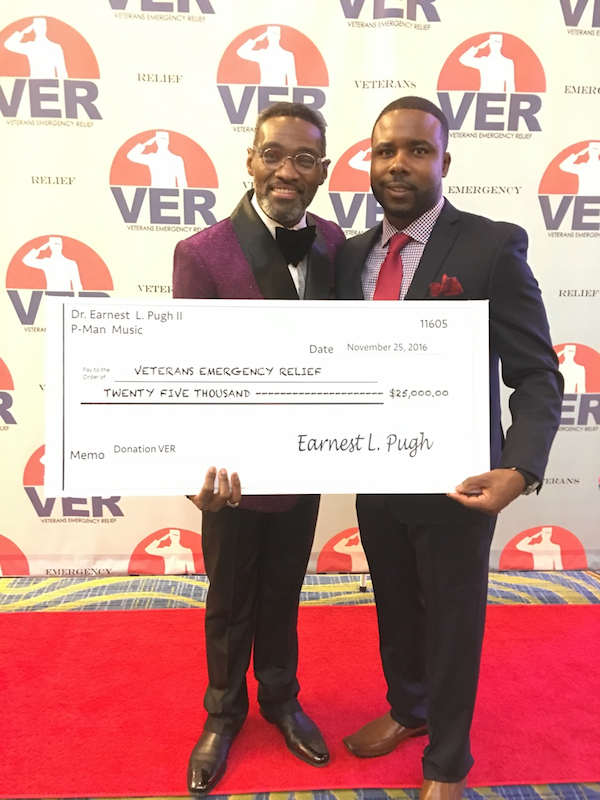 Earnest Pugh Celebrates 50th Birthday By Raising $40,000 for His New Non-Profit Benefiting Veterans