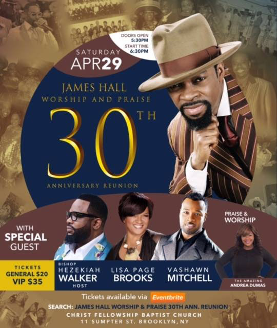 James Hall &#038; Worship and Praise Celebrate 30 Years With Reunion Concert