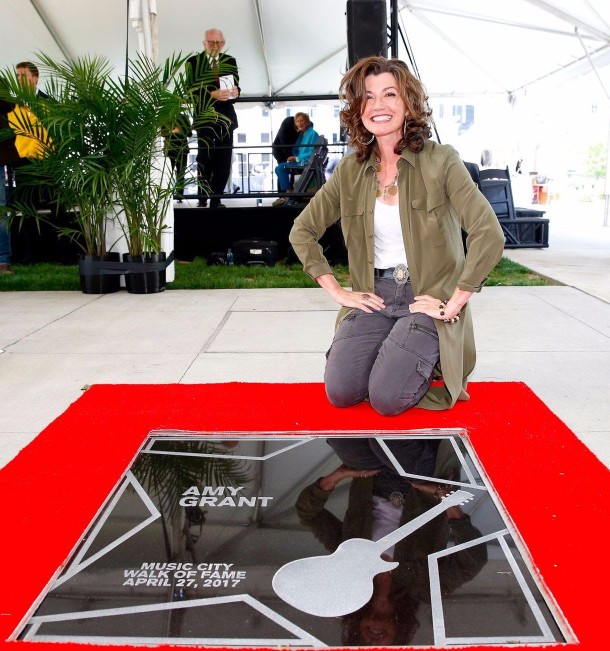 Six-Time GRAMMY Winner Amy Grant Inducted Into The Music City Walk Of Fame