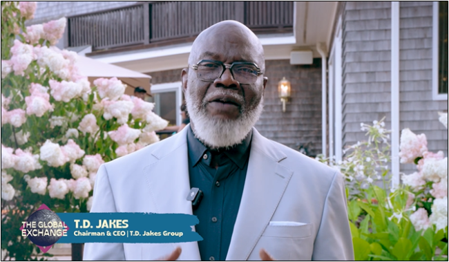 TD Jakes Records first Two Podcast Episodes at “The Global Exchange” Uniting Africa with the Diaspora