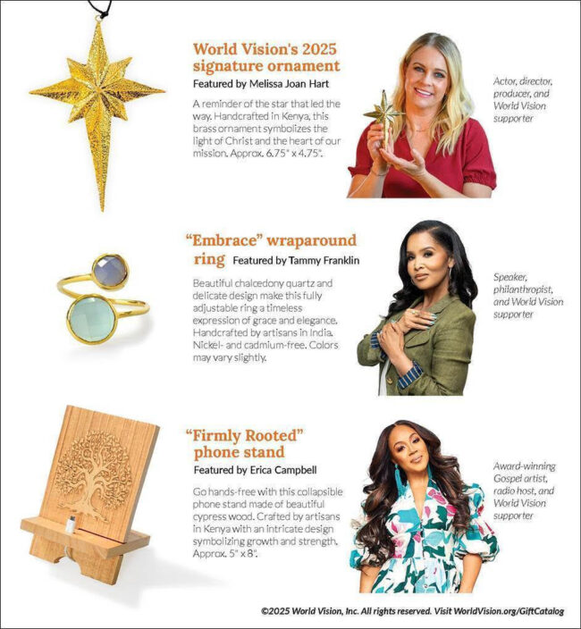 World Vision Marks 30 Years of Impactful Giving with 2025 Christmas Catalog