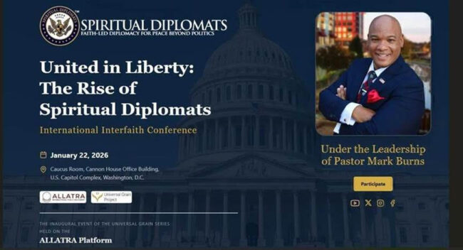 Pastor Mark Burns Hosts Interfaith Freedom Conference at U.S. Capitol