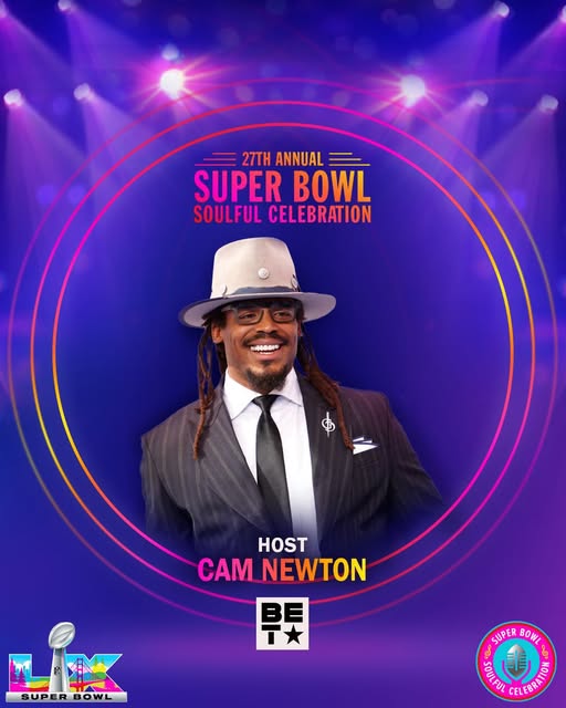 Cam Newton Hosts 27th Annual Super Bowl Soulful Celebration on BET