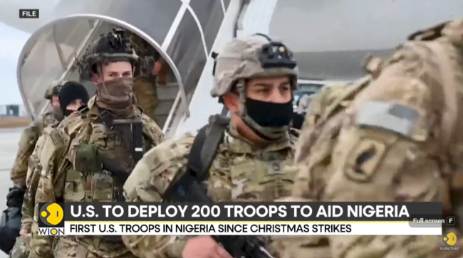 US to send 200 troops to train Nigerian forces as Attacks Against Christians Continue