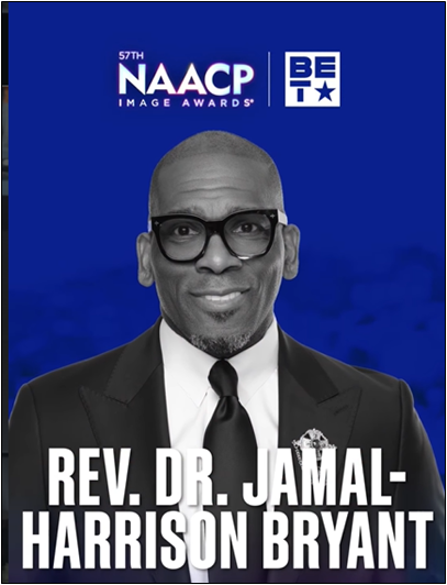 Rev. Dr. Jamal-Harrison Bryant Honored with Social Justice Award at 57th NAACP Image Awards